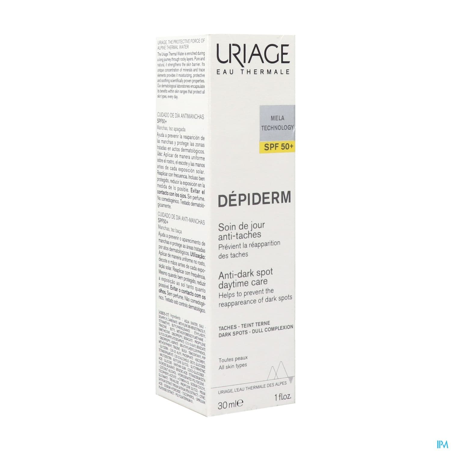 URIAGE DEPIDERM A/TACHE SPF50+30ML