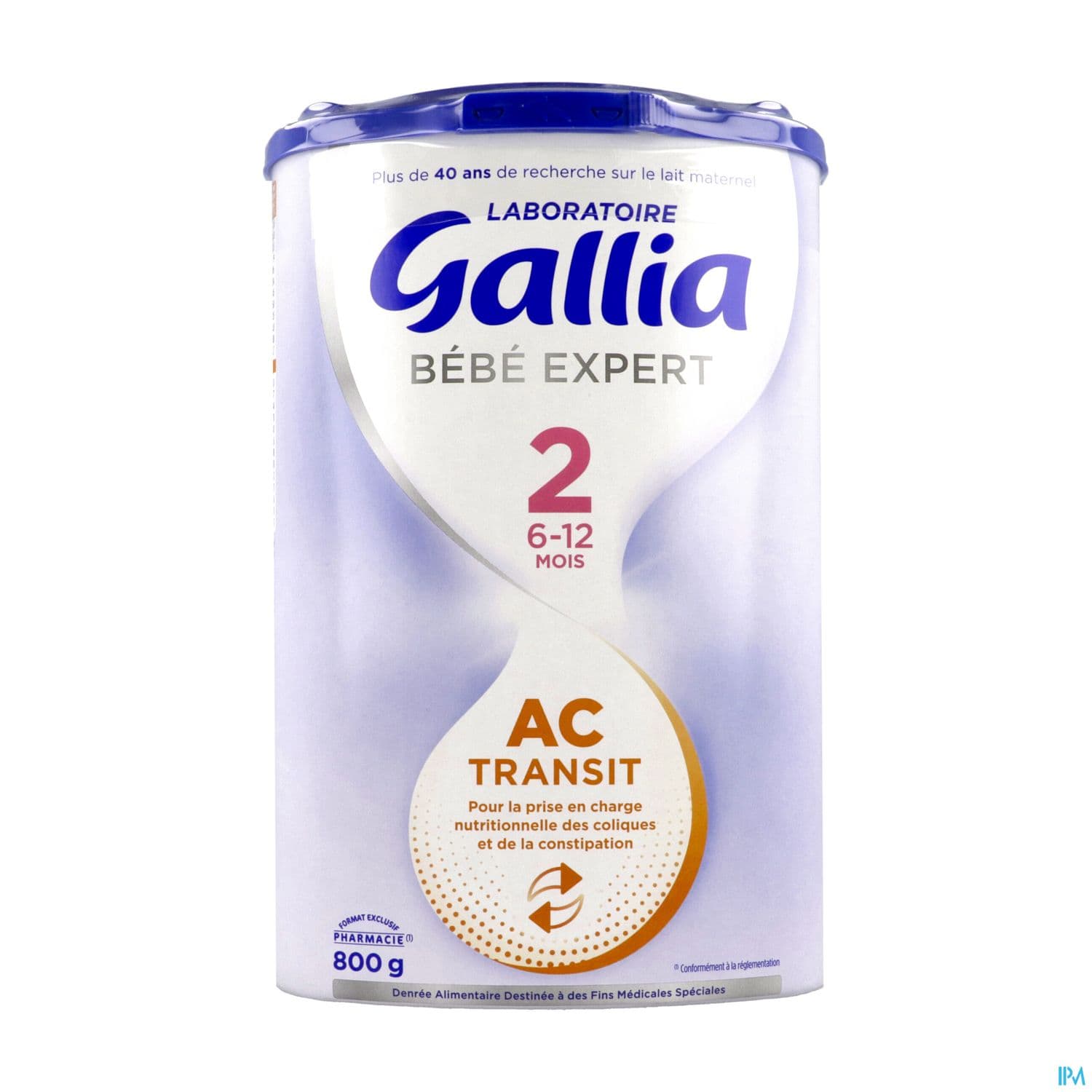 Gallia Bebe Expert Ac-transit 2eme Age 800g