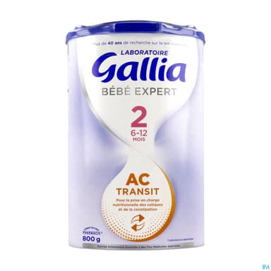Gallia Bebe Expert Ac-transit 2eme Age 800g
