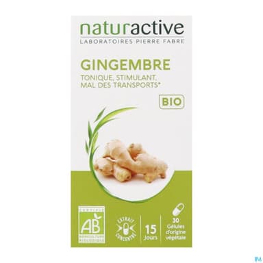 Naturactive Gingembre Bio Gelule 30