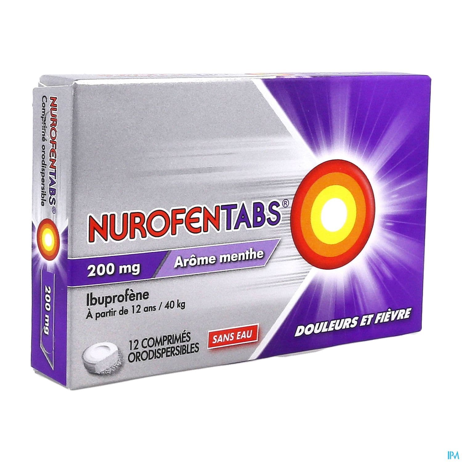 NUROFENTABS 200MG CPR ORODISP 12