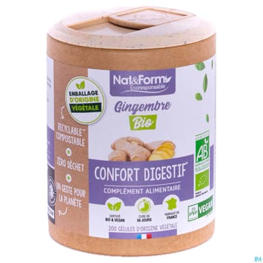 NAT&FORM ECO GINGEMBR BIO GEVEG200