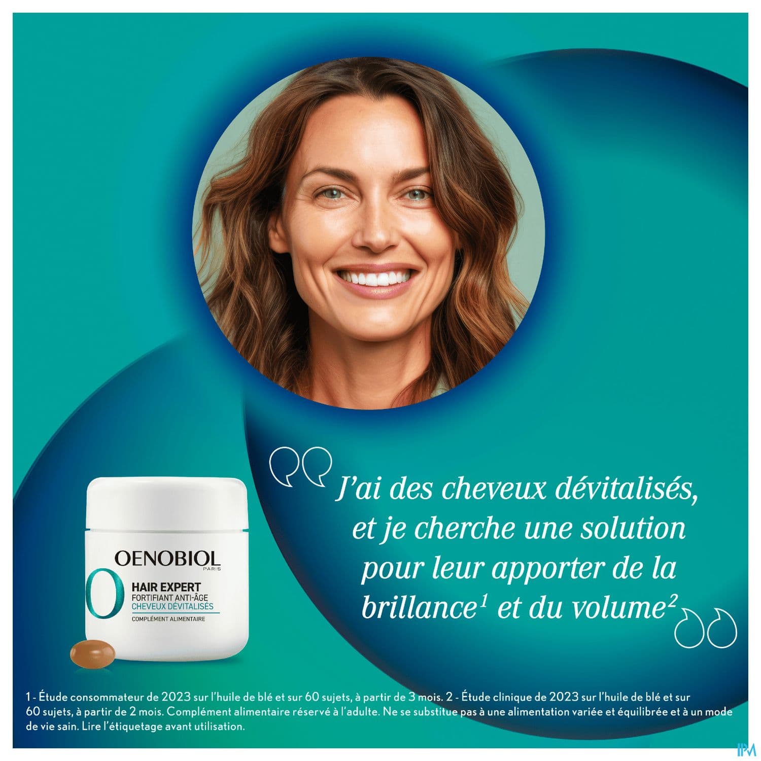 Oenobiol Hair Expert Fortifiant Antiage Capsule 30 X2