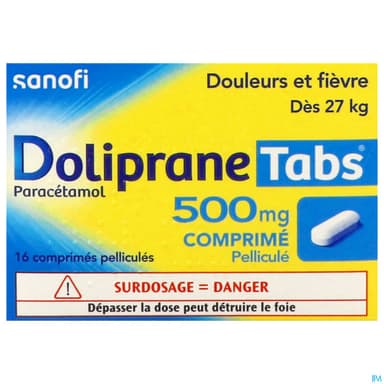 DOLIPRANETABS 500MG CPR 16