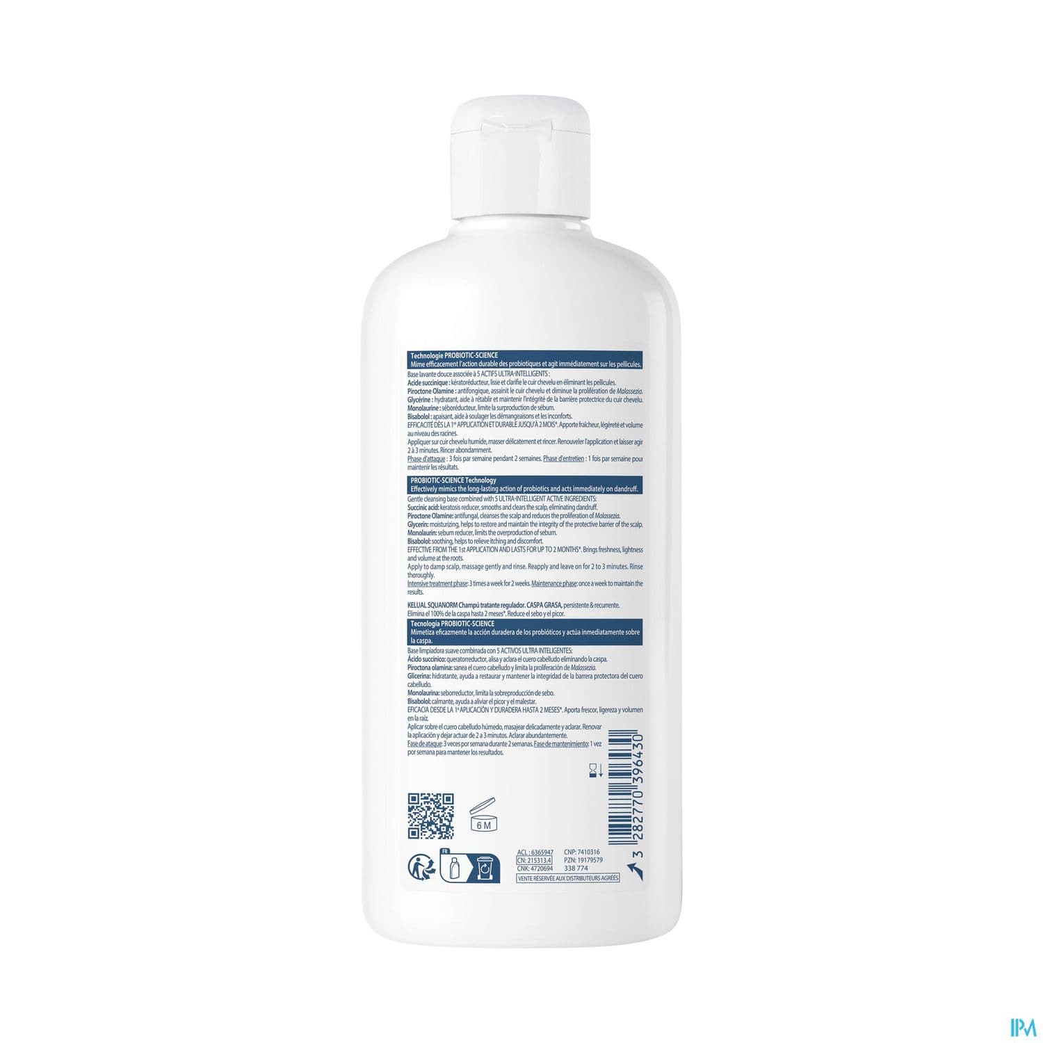 SQUANORM SH PELLIC GRAS 400ML