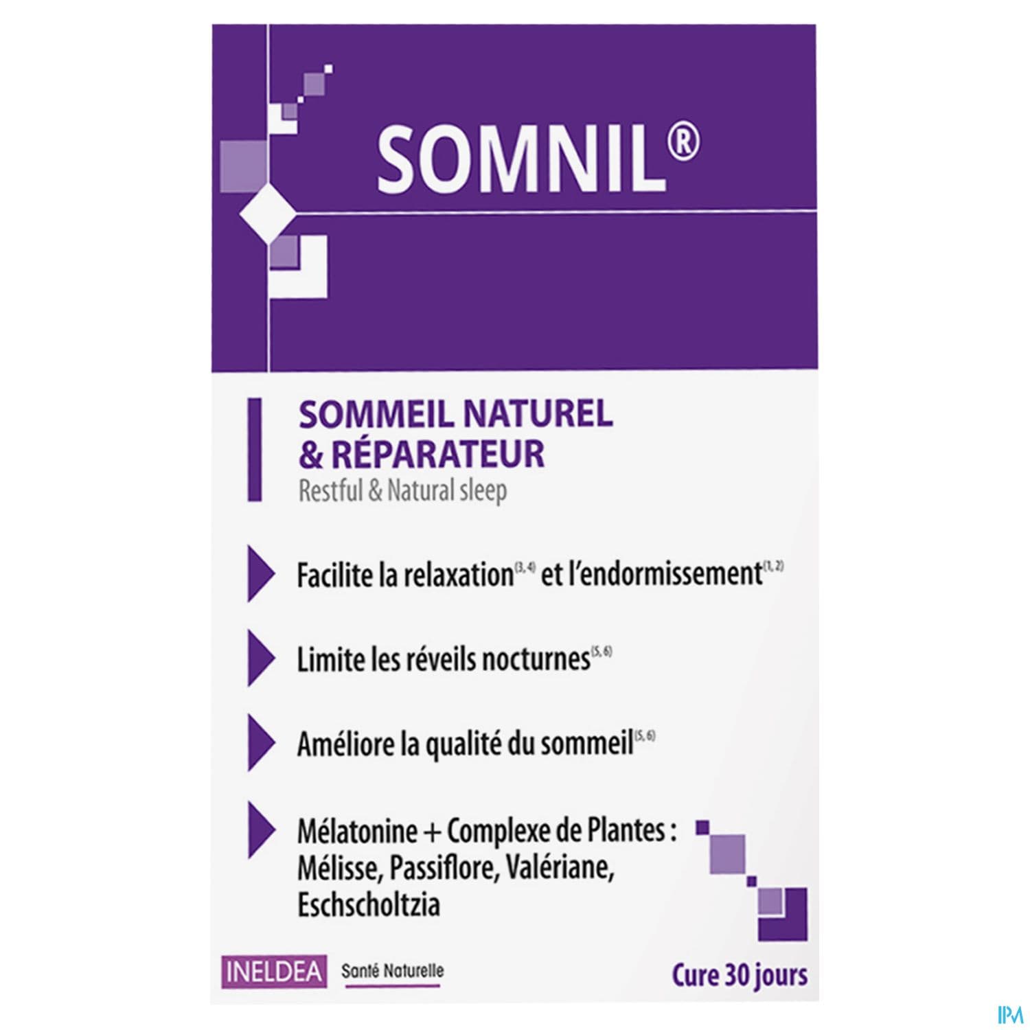Ineldea Isn Somnil Sommeil Naturel Reparateur Gelule 30