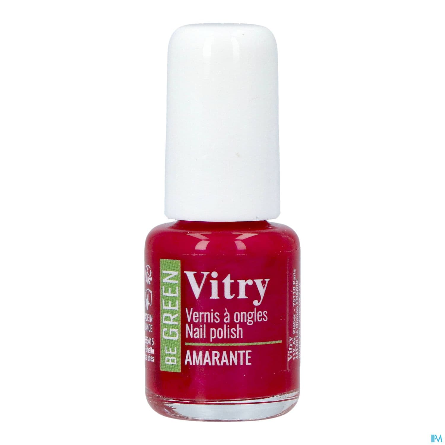 Vitry Be Green Vernis Ongles Amarante 6ml