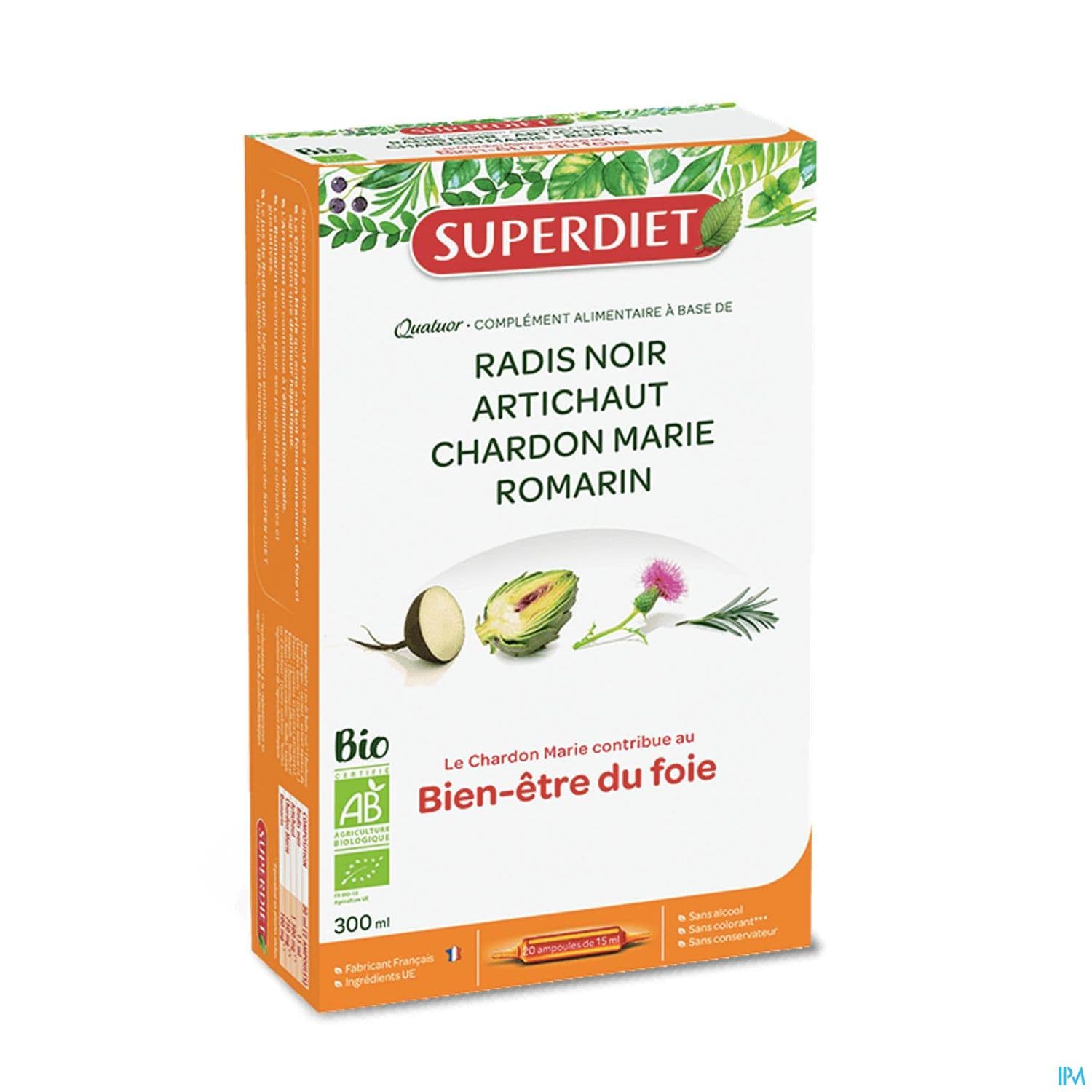 SUPERDIET QUATU B-E FOIE BIO AMP20