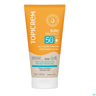 TOPICREM SUN PROT LAIT SPF50+.50ML