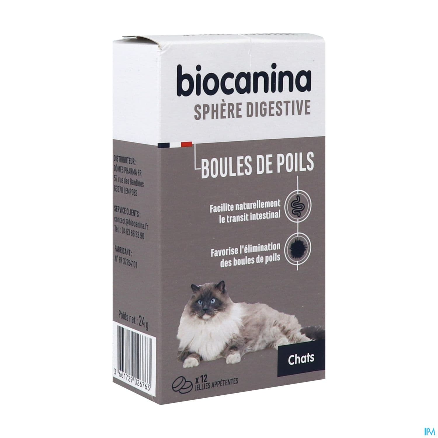 BIOCANINA BOUL POIL CHAT JELLIE 12