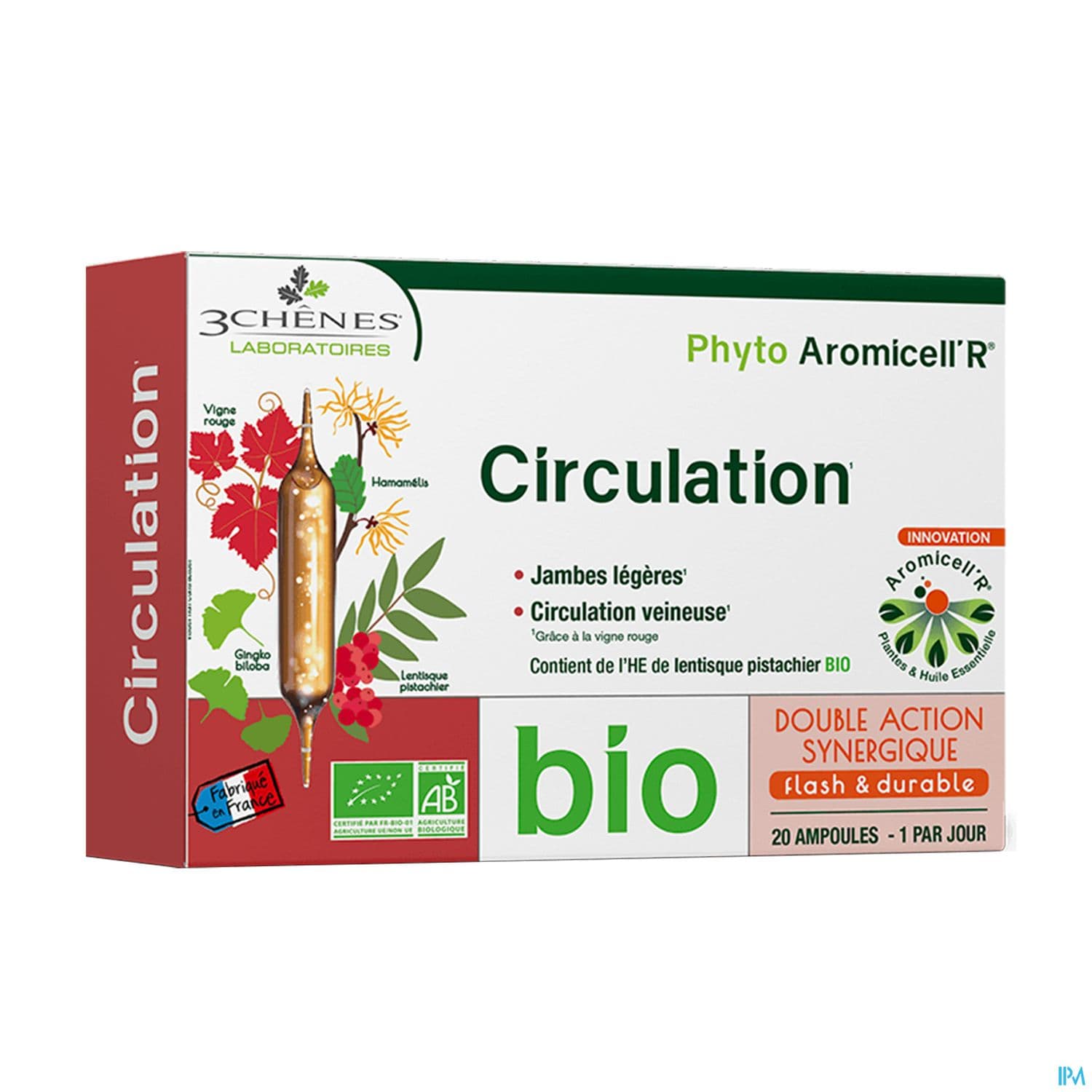 3 CHENES PHYTOAROMICEL CIRCU AMP20