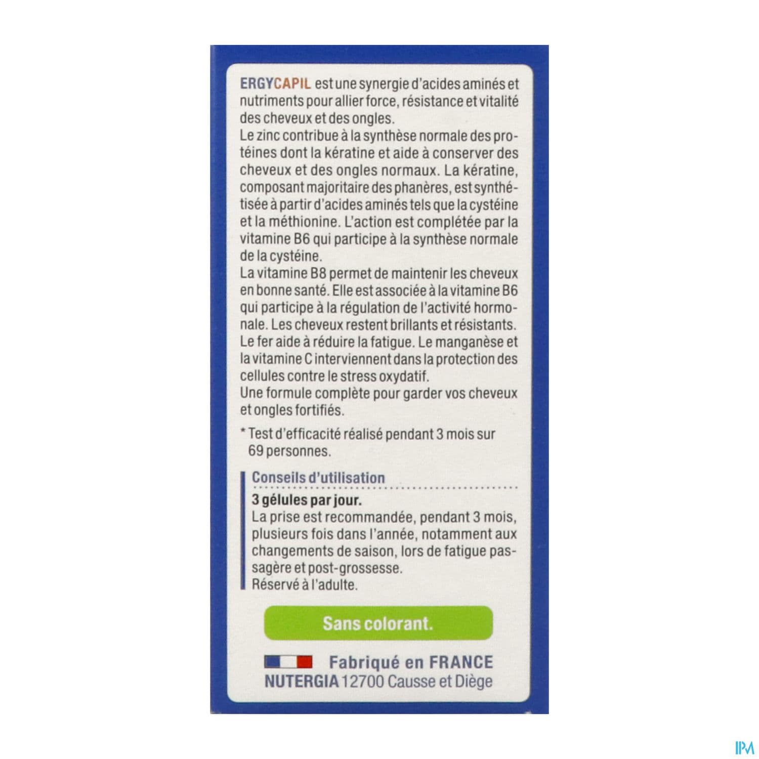 ERGYCAPIL GELULE 3X90