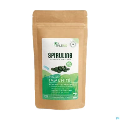 Valebio Complements Alimentaires Super Food Spiruline Bio Comprime 240