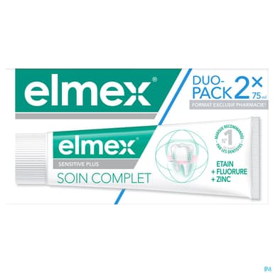 ELMEX DENT SENSIT COMPLET 75ML DUO