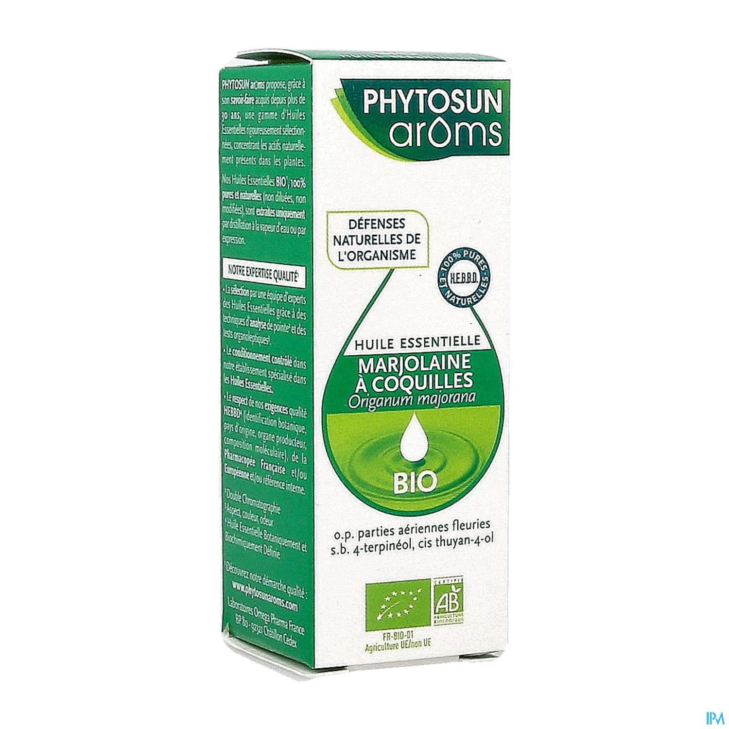 Phytosun Aroms Huile Essentielle Marjolaine A Coquilles Bio 5ml