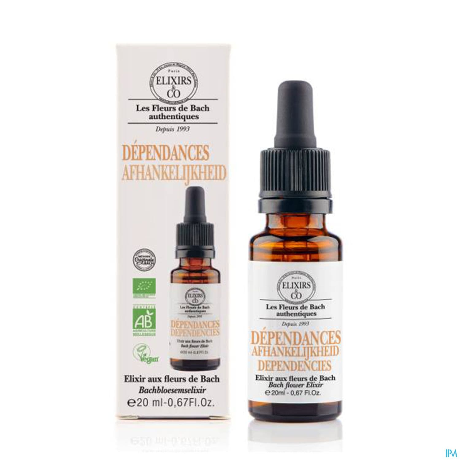 Elixirs Co Les Fleurs De Bach Dependances Bio Gouttes 20ml