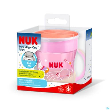 NUK MINI MAGIC CUP TASSE +6M ROSE