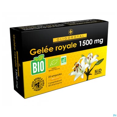 Sid Nutrition Oligoroyal Gelee Royale 1500mg Bio 10ml 20