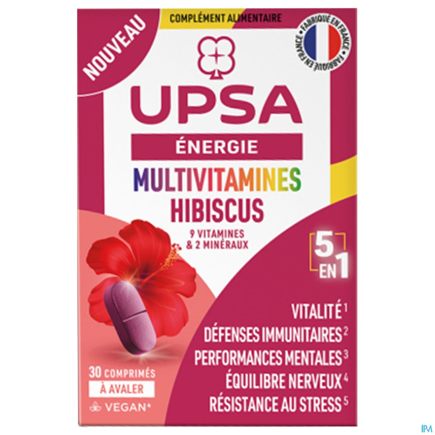 UPSA MULTIVITAMINES 5EN1 CPR 30