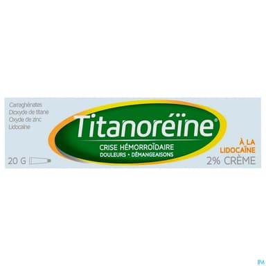 TITANOREINE LIDOCAINE 2% CR TUB20G