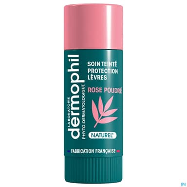 Dermophil Indien Stick Levres Soin Teinte Rose Poudre 4g