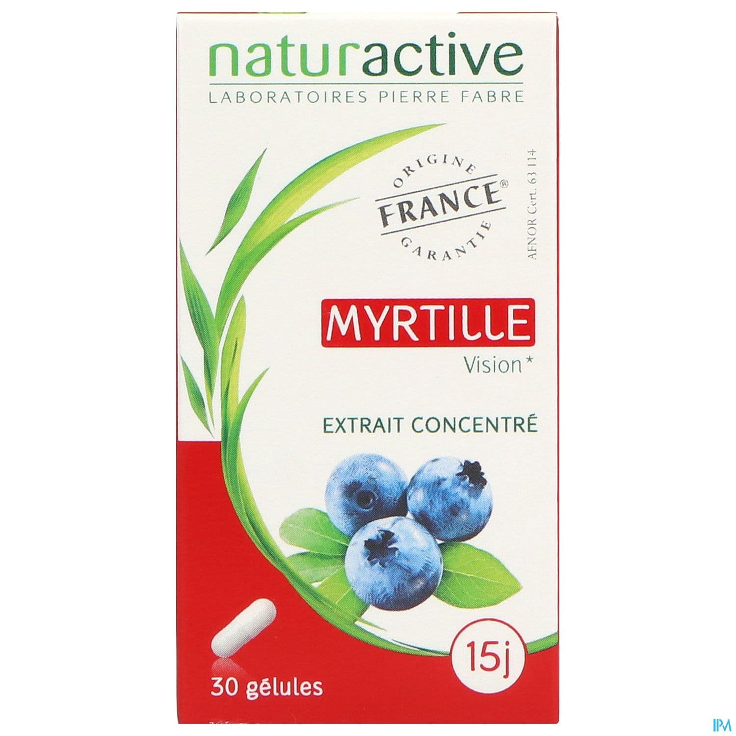 NATURACTIVE MYRTILLE GELUL 30