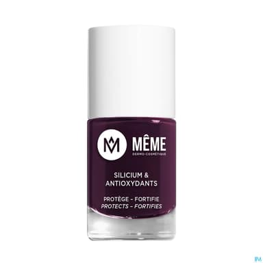 Meme Vernis Silicium Aubergine 08 Nathalie 10ml
