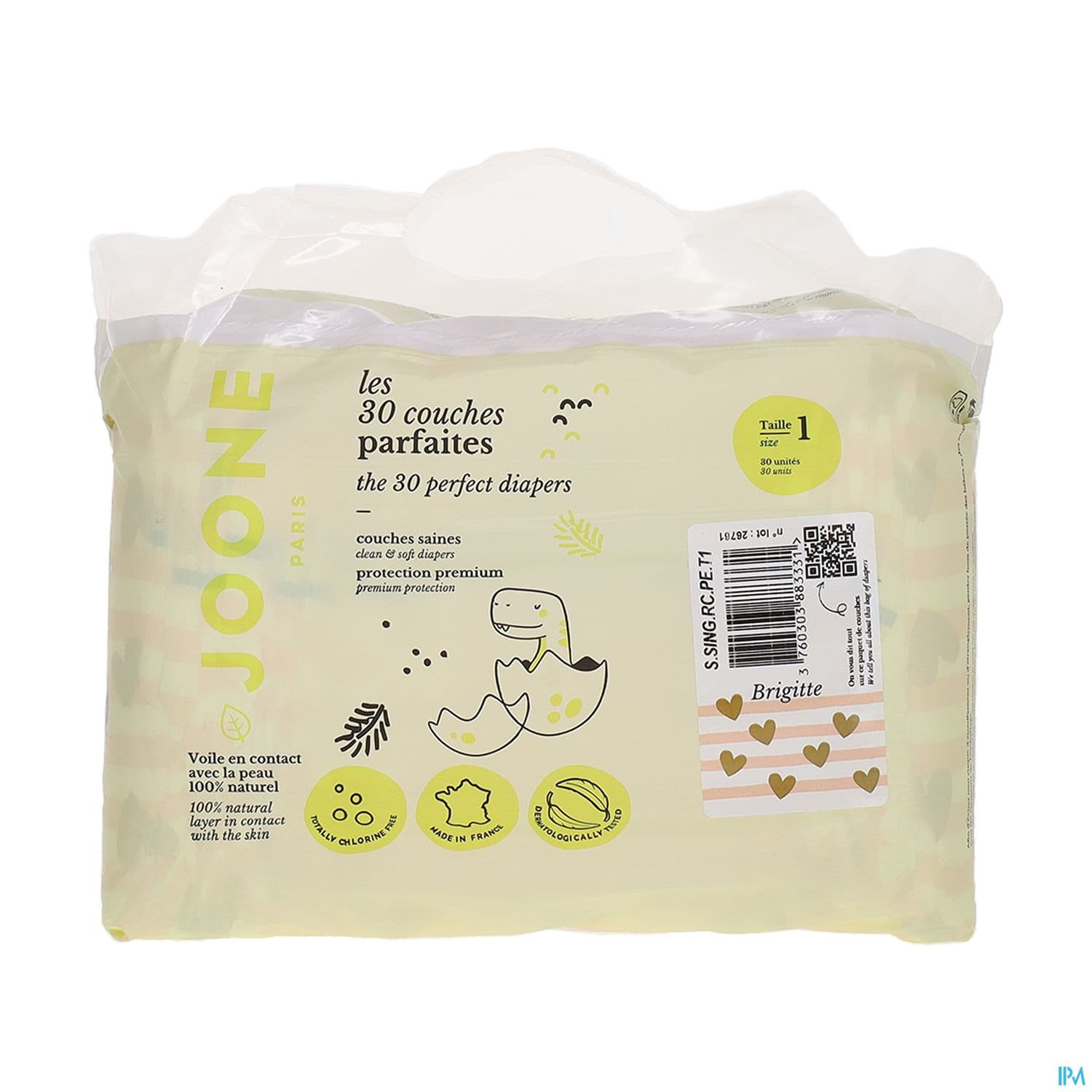 JOONE COUCHE BRIGITTE T1 2-4KG 30. — Grande Pharmacie Lazare Carnot 7j/7