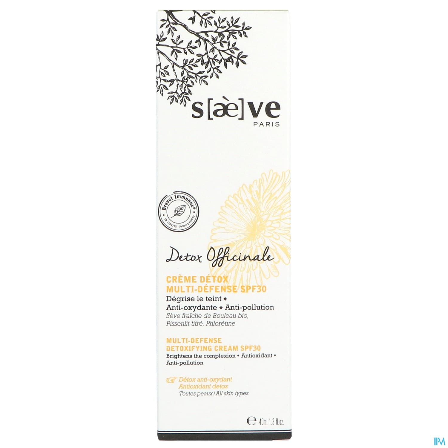SAEVE DETOX CR DEFENSE SPF30 40ML