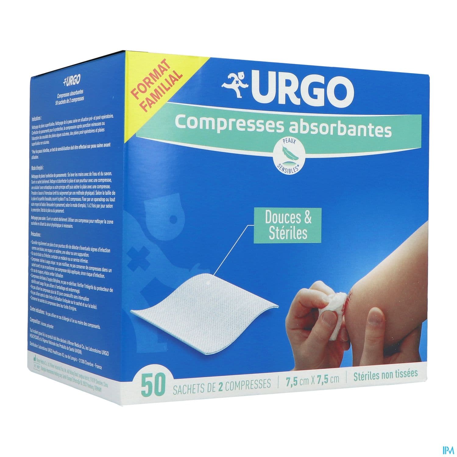 Urgo Compresse Famille Et Nourrisson 7cm5 X 7cm5 Sachet 2 50