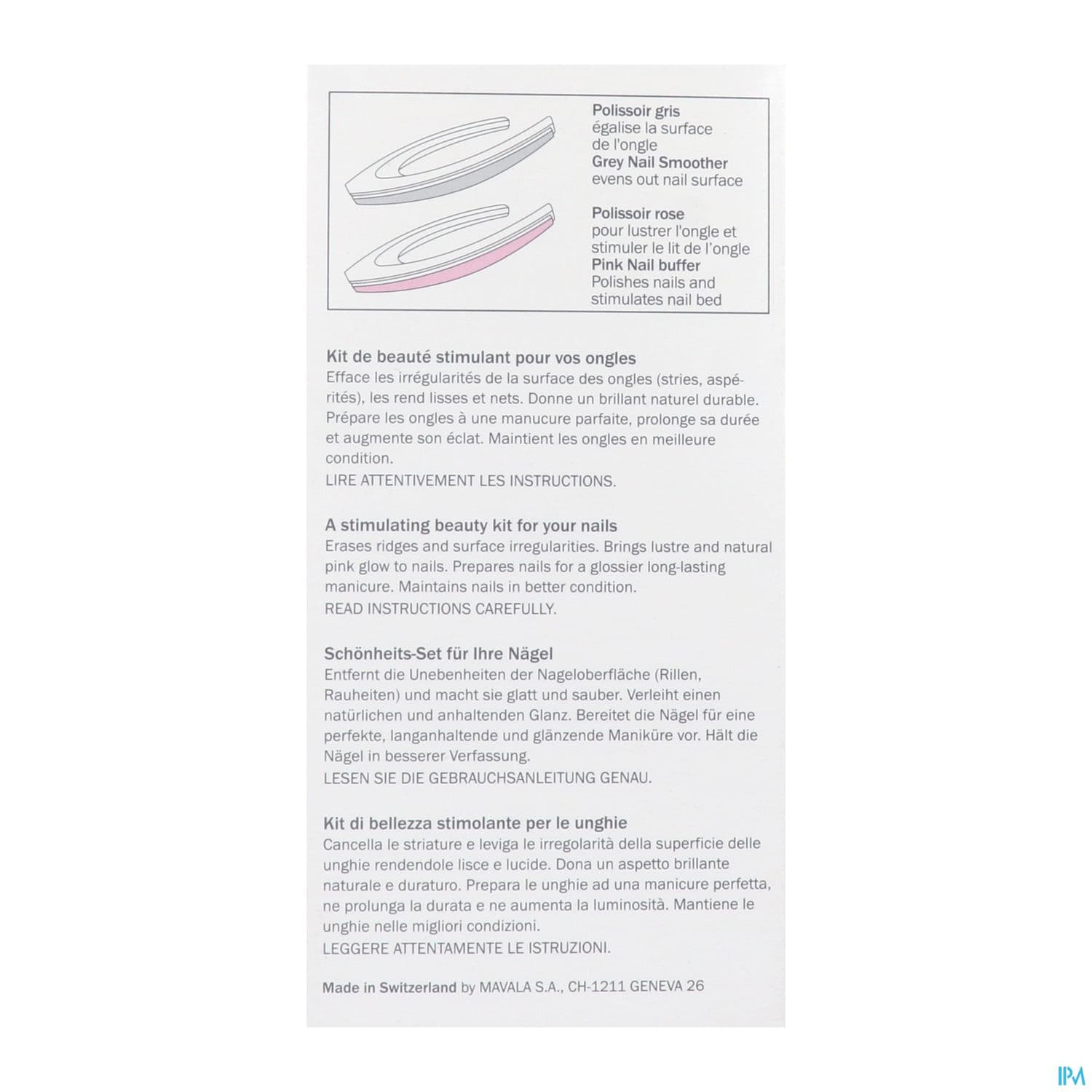 MAVALA POLISSOIRS KIT ONGLES