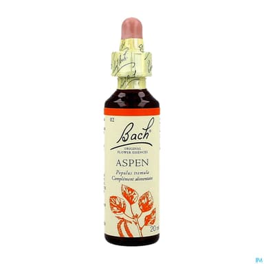 Fleurs De Bach Original 02 Aspen Compte Gouttes 20ml