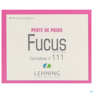 Lehning Complexe 111 Fucus Comprime Sublingual 60