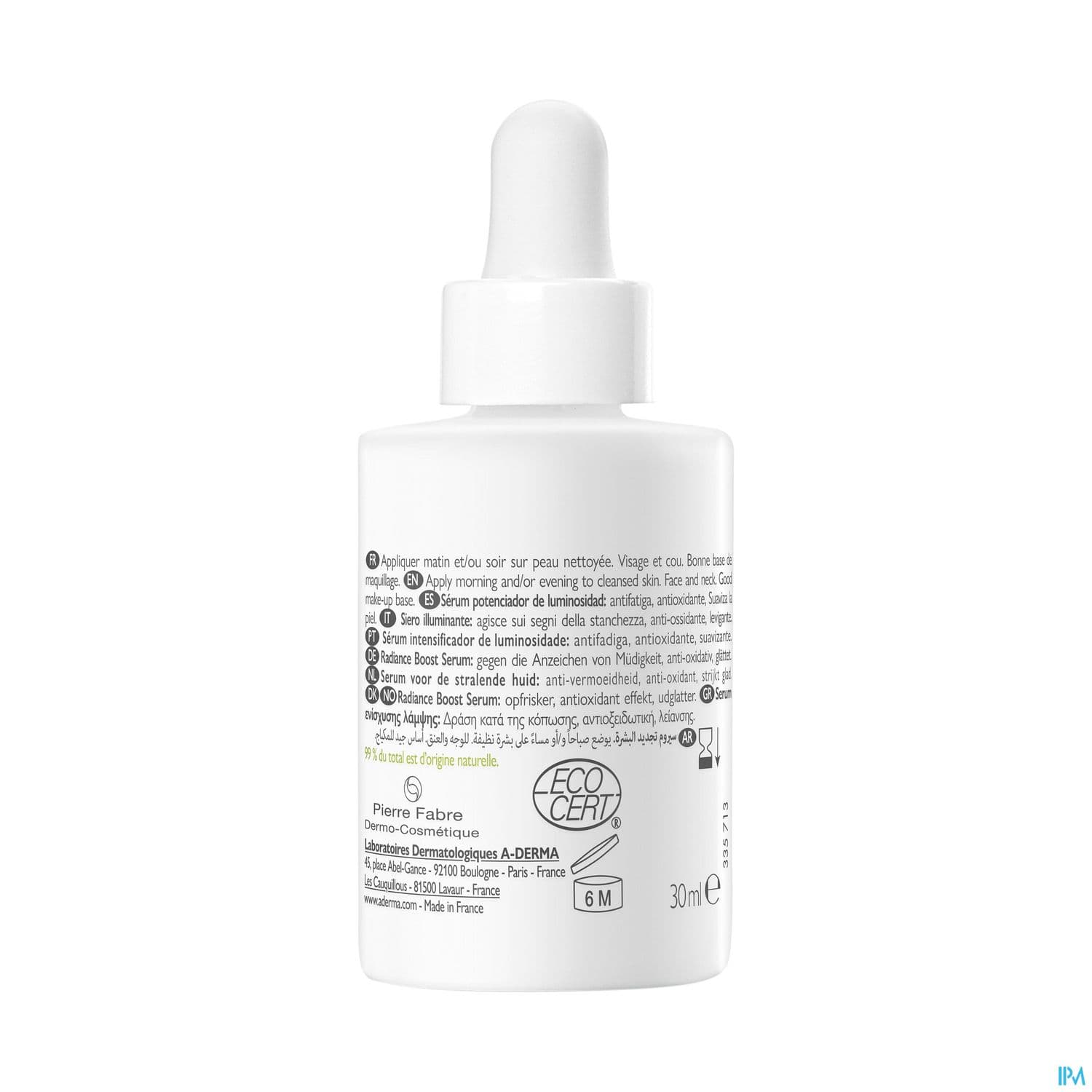 A-DERMA BIOLOGY ENERGY C SERUM30ML