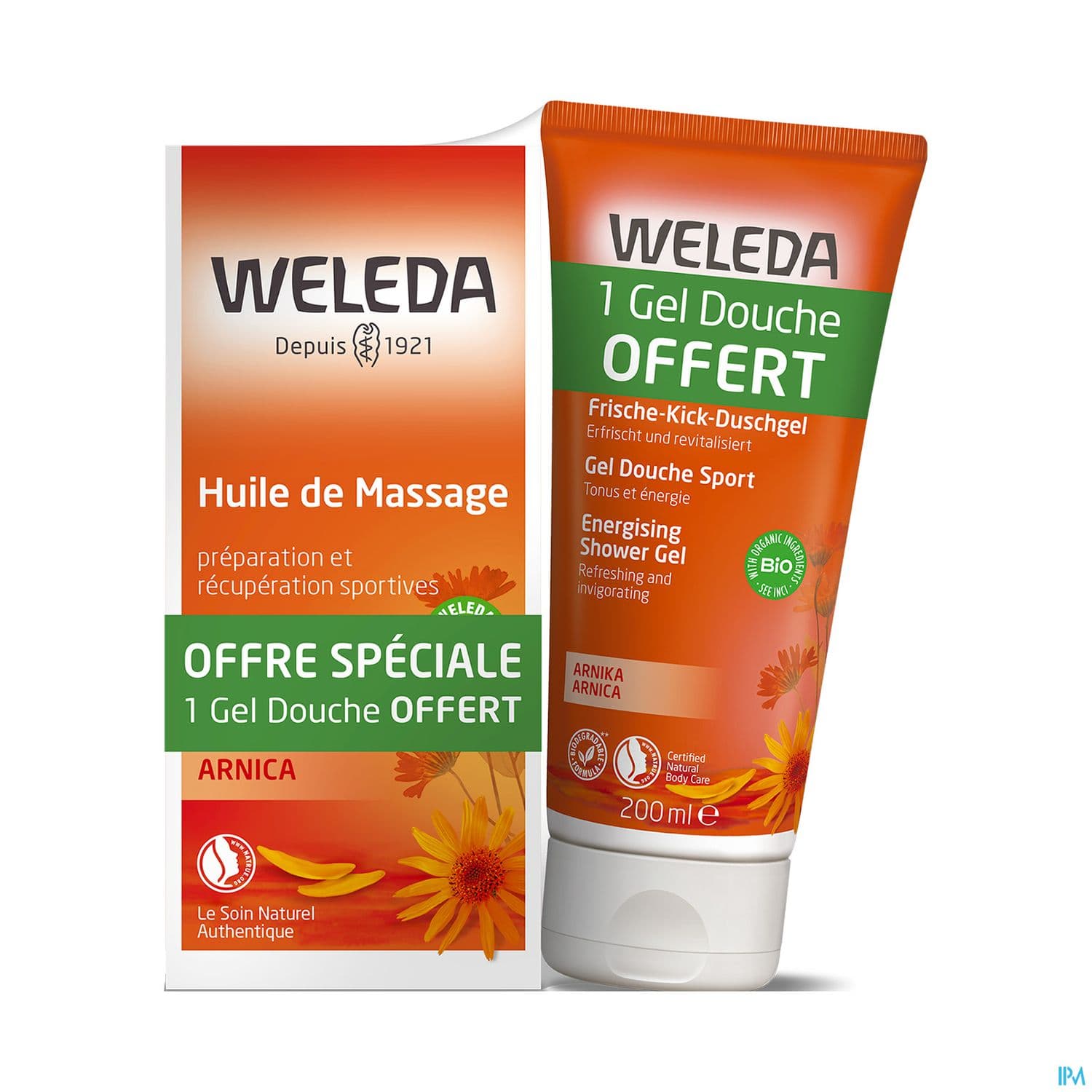 WELEDA HLE MASSAG ARNICA 200ML+DCH
