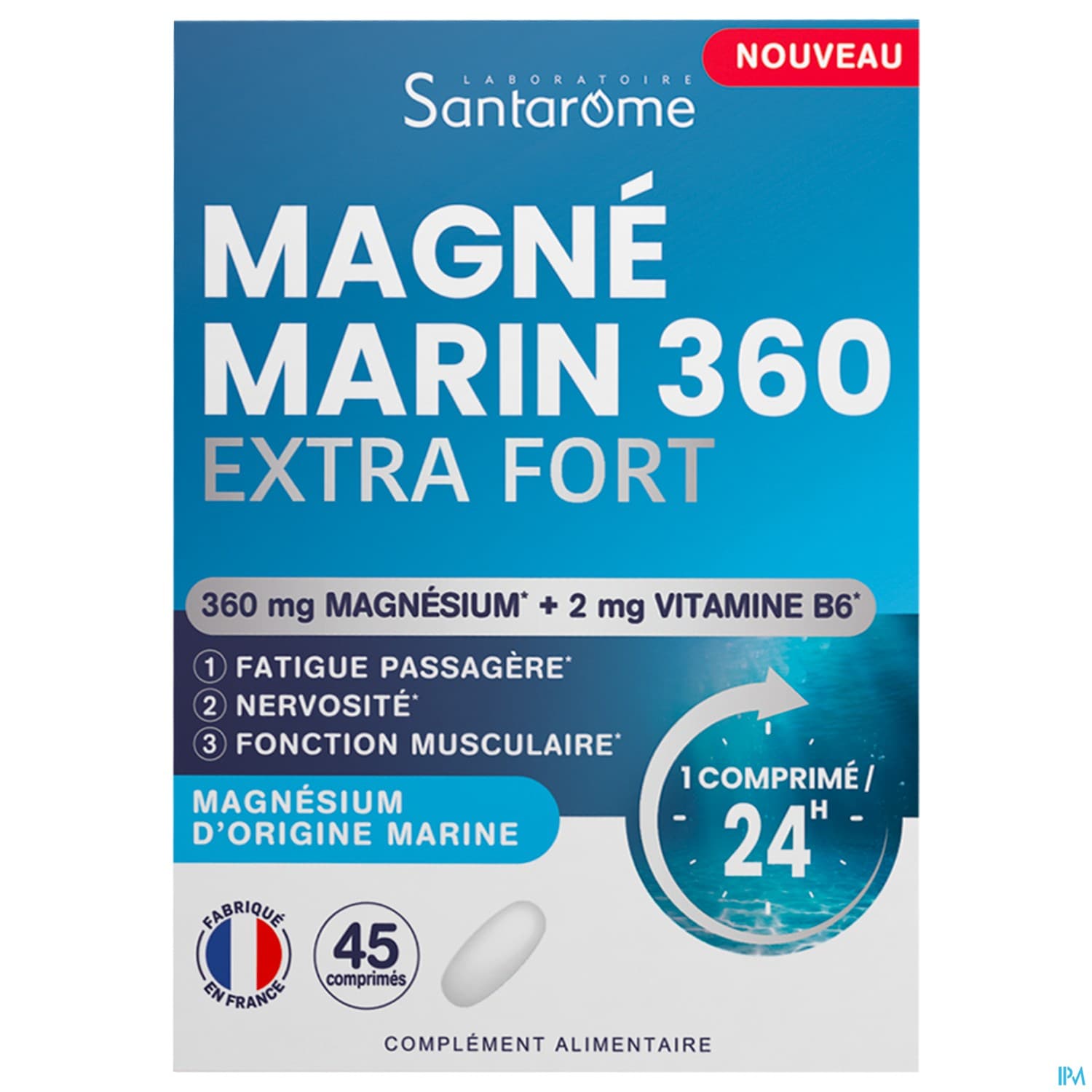 Santarome Magne Marin 360 Extra Fort Comprime 45