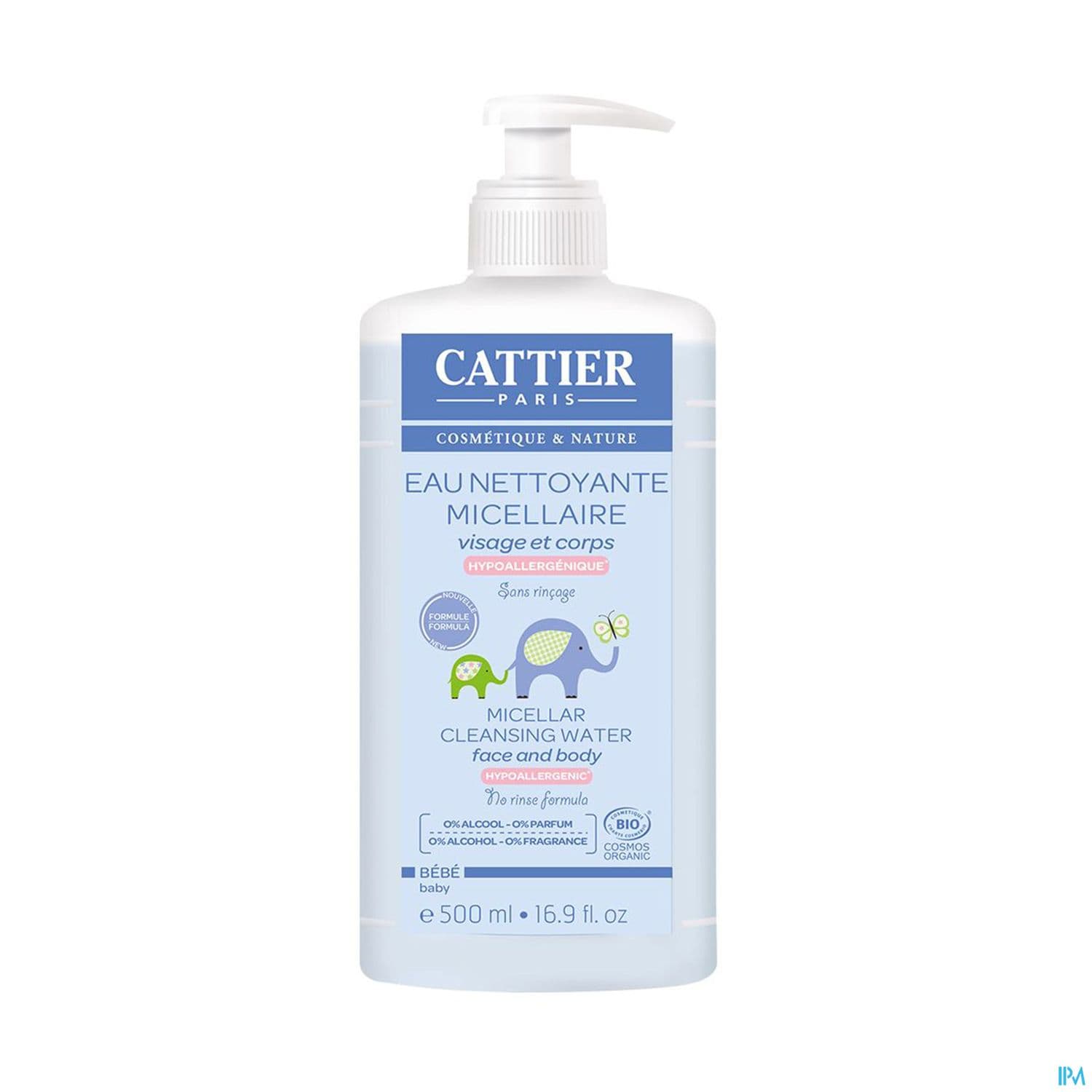 Cattier Bebe Eau Nettoyante Micellaire Bio 500ml
