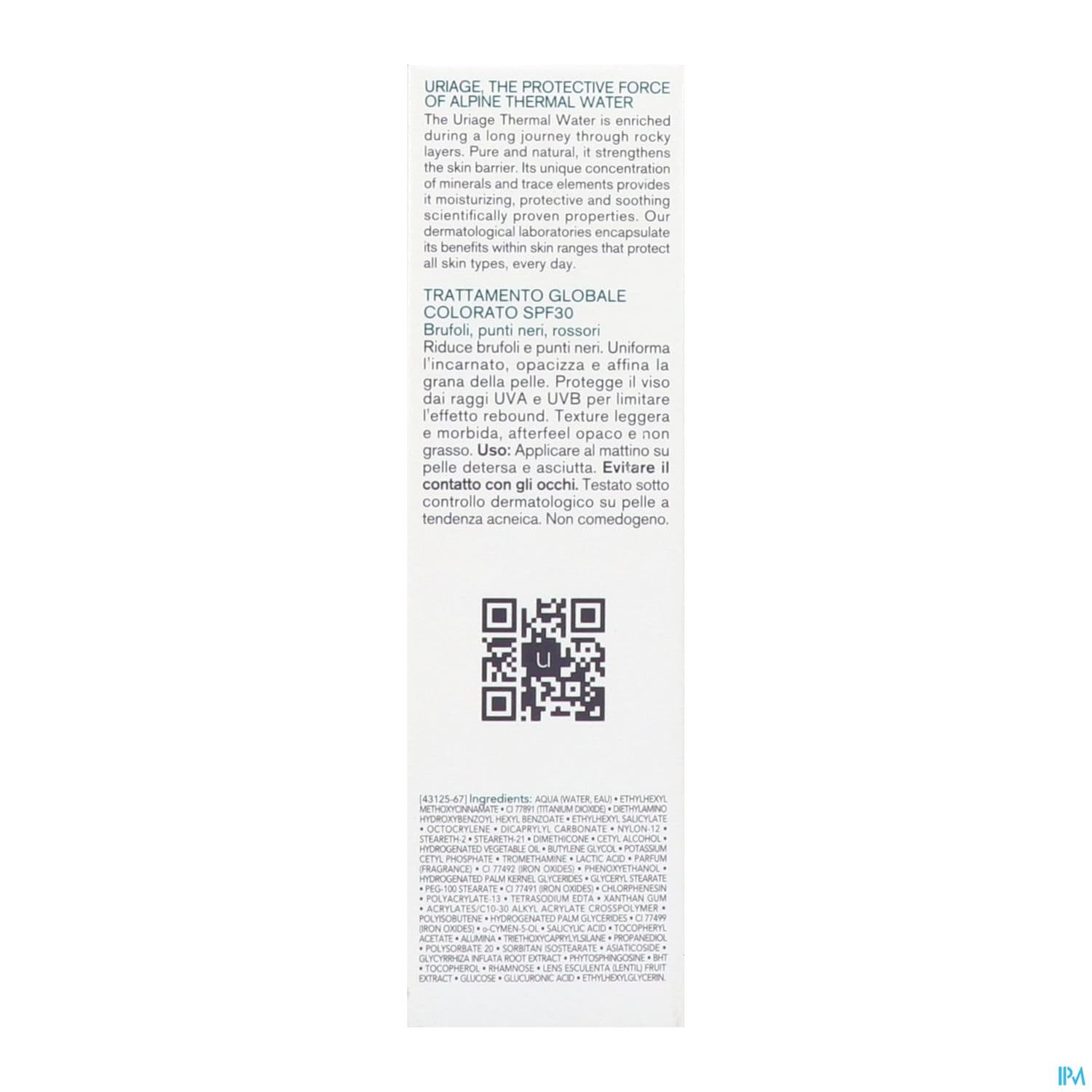 URIAGE HYSEAC 3-REGUL SPF30 TEIN40