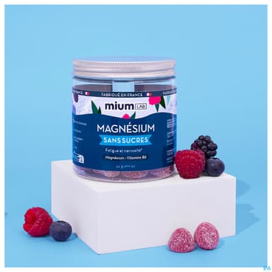Mium Lab Magnesium Sans Sucre Gummies 42