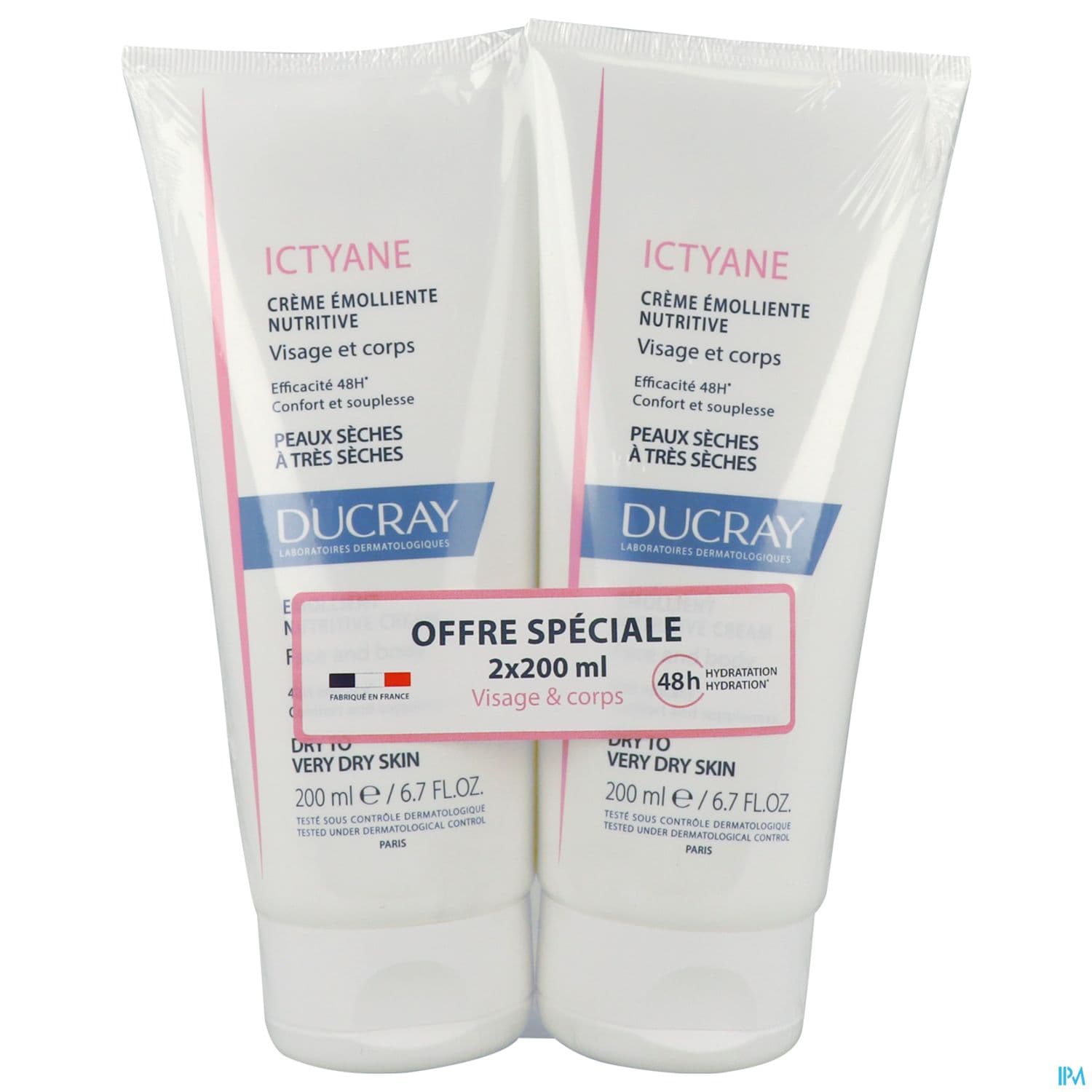 ICTYANE CR EMOL NUTRITIVE 200ML X2