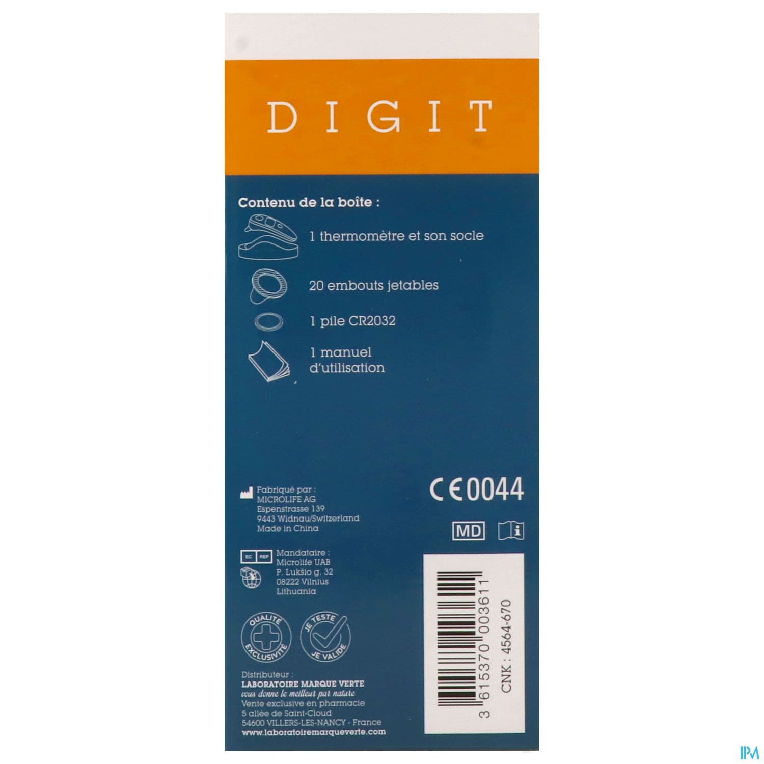 DIGITEMP THERM MED AURIC IR1MC1