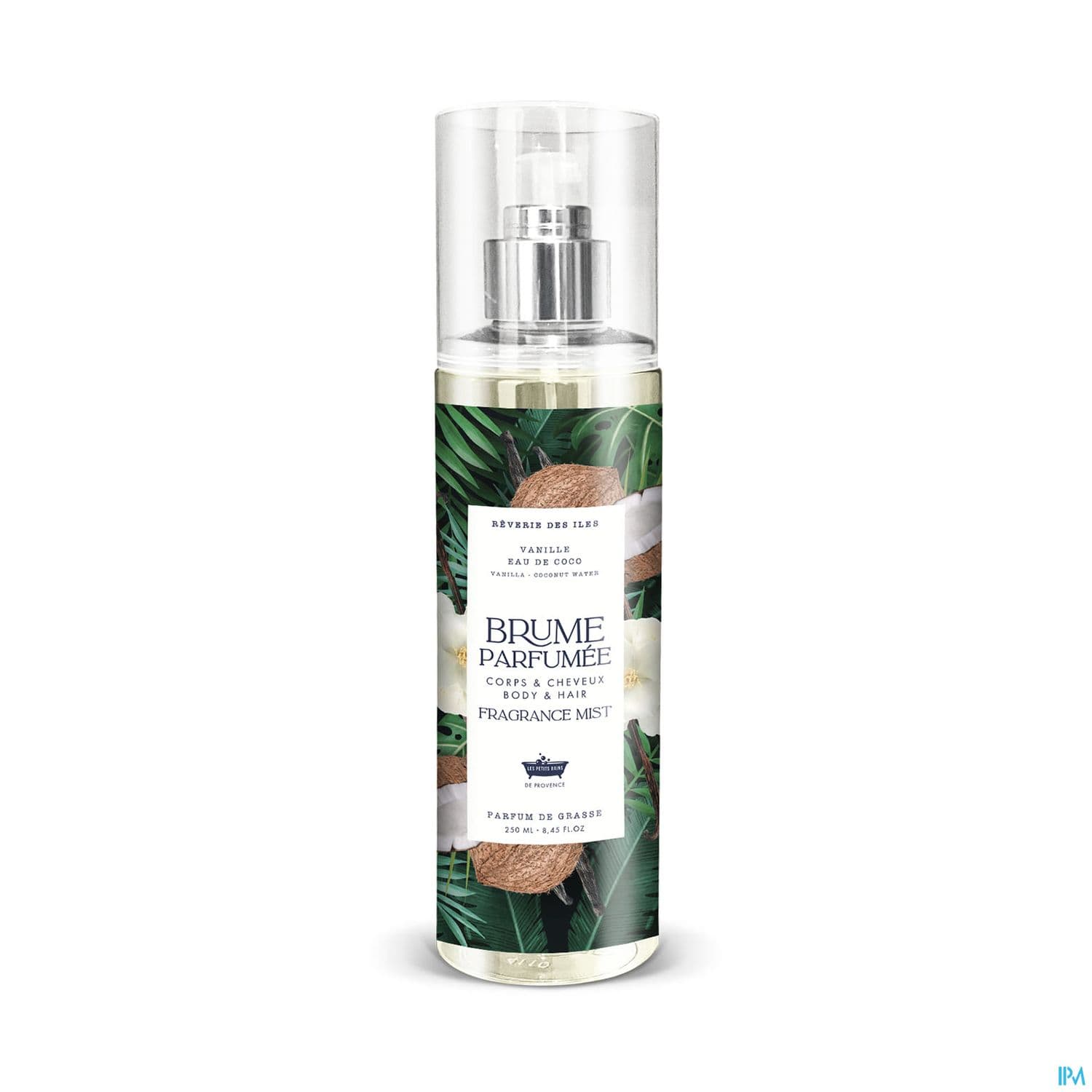 Les Petits Bains De Provence Brume Parfumee Vanille Eau De Coco Spray 250ml
