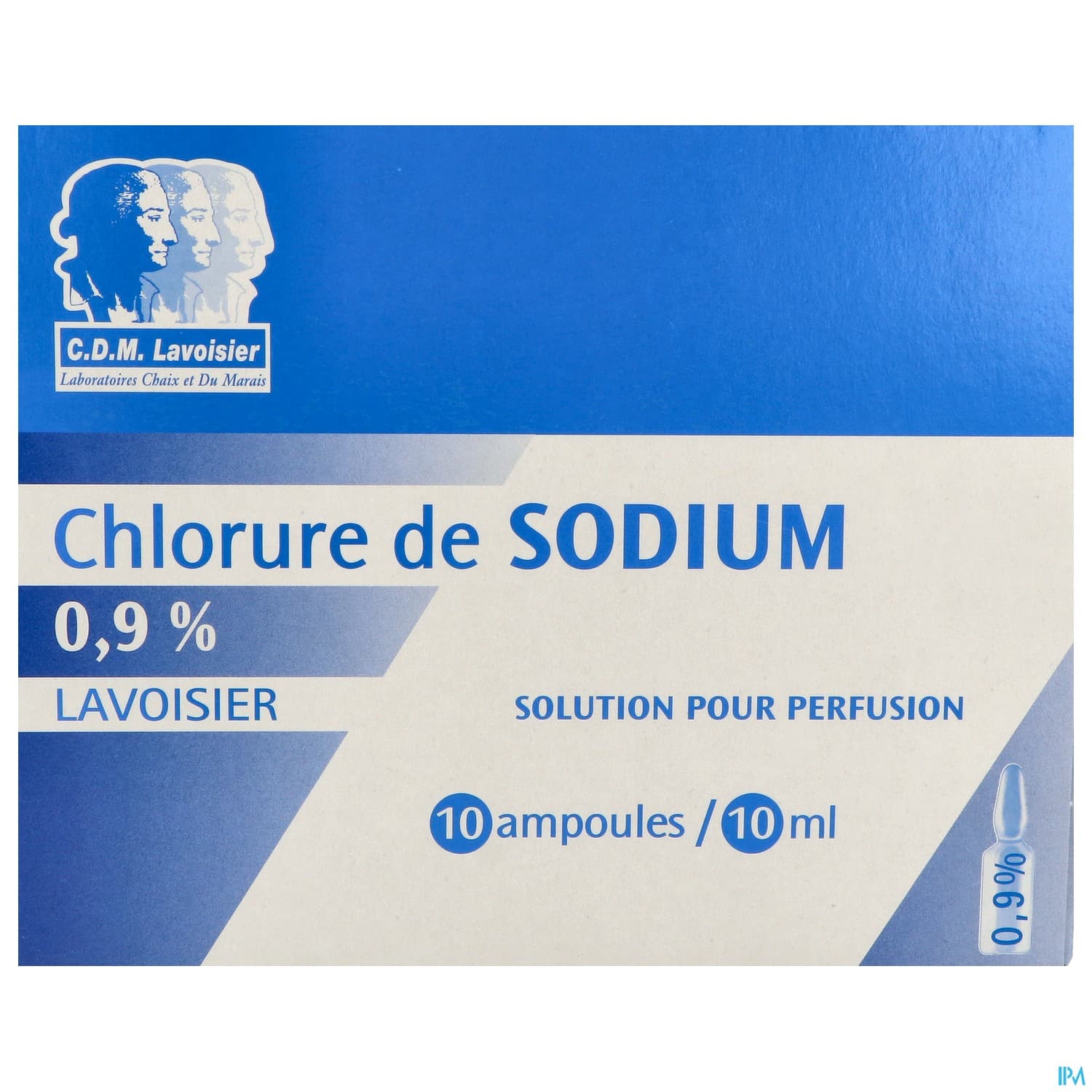 Lavoisier Sodium Chlorure 0.9% Solution Injectable 10ml 10