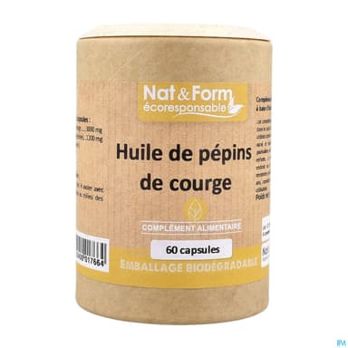 NAT&FORM ECO PEPIN COURGE CAPS60