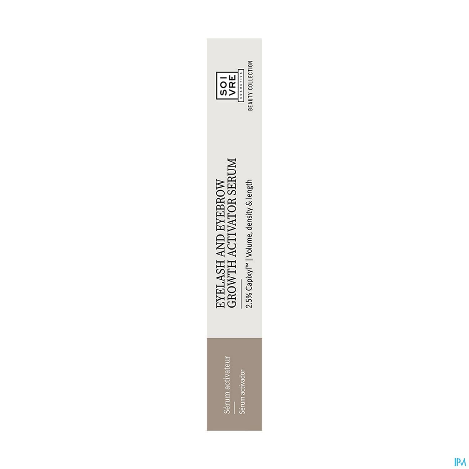 Soivre Cosmetics Soin Des Cils Et Sourcils Serum Activateur De Pousse 4ml