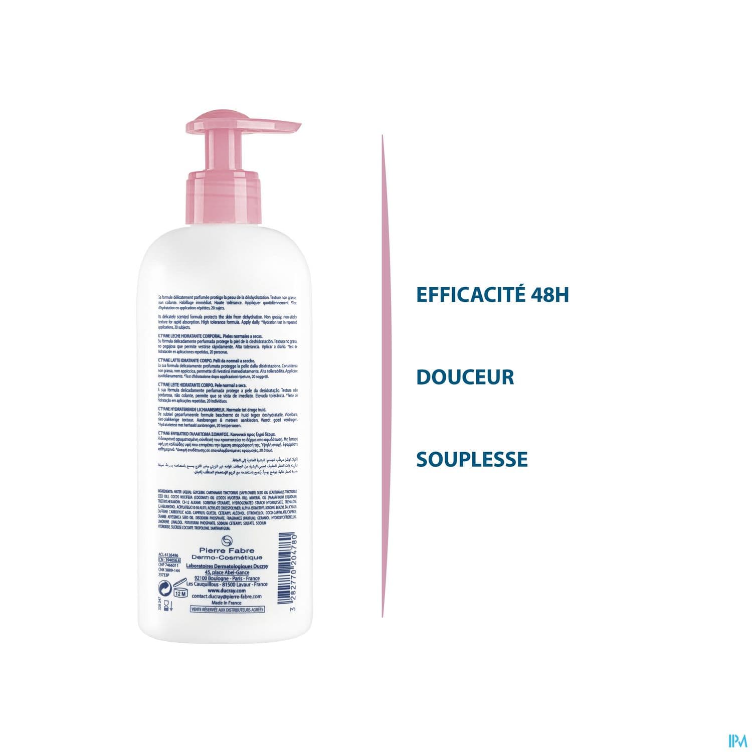 ICTYANE LAIT HYDR CORPS 400ML