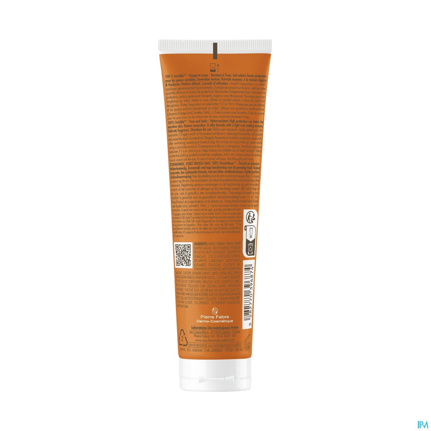 Eau Thermale Avene Solaire Lait Spf50 Lait Pour Application Locale 100ml