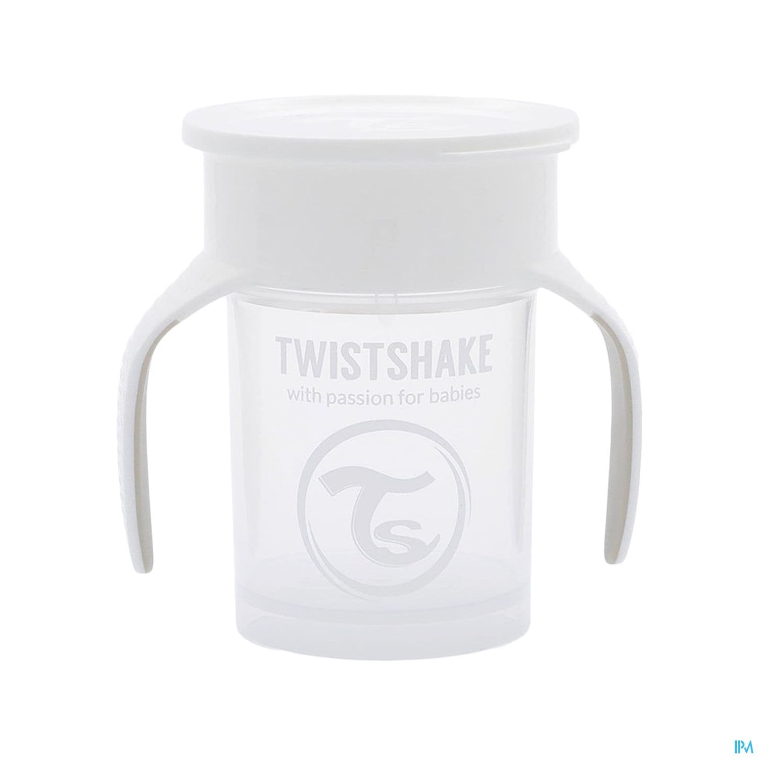 Twistshake Tasse D'apprentissage 360 Cup Blanc 230ml — Pharmacie du Médoc