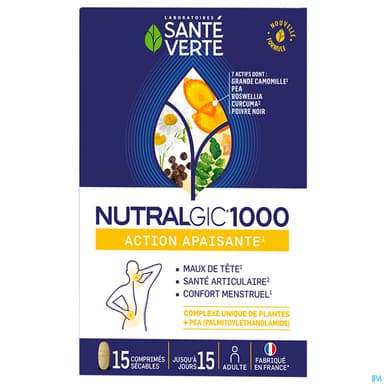 NUTRALGIC 1000 SANTE VERTE CPR 15