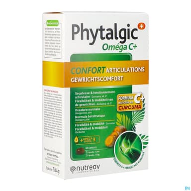 Nutreov Phytalgic+ Omega C+ Confort Articulations Capsule 60 Satisfait Ou Rembourse